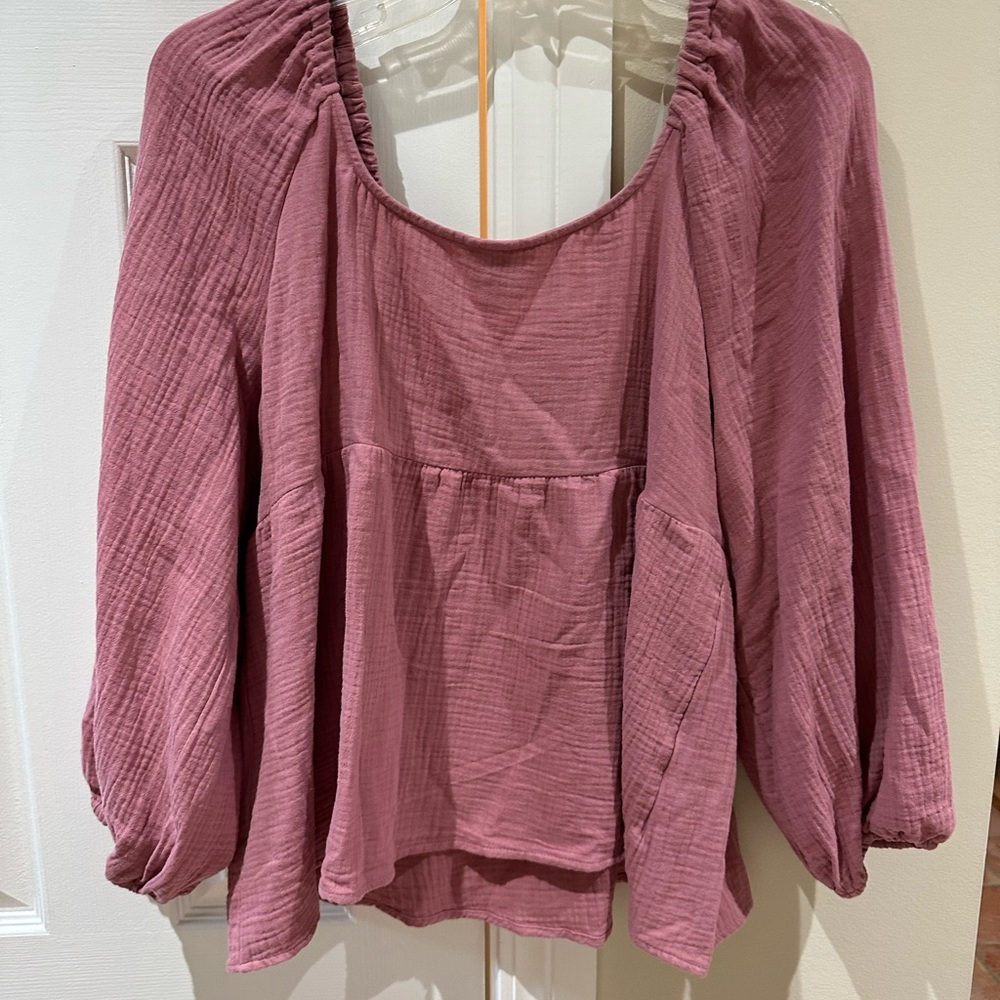 Vintage Threads (Target) mauve top size xl - Picture 2 of 2